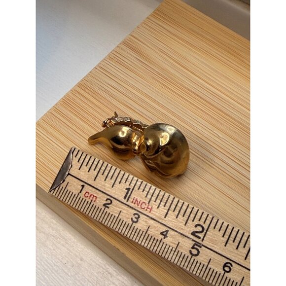 Gold-Tone Gourd-Shaped scarf clip In Gift Box - Picture 5 of 8